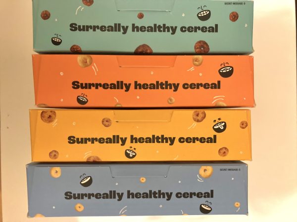 4 flavours of Surreal Cereal
