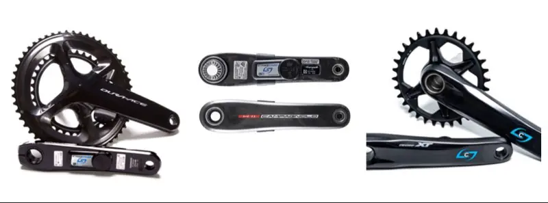 Crank power meters