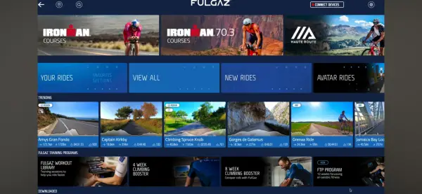 FulGaz Home screen